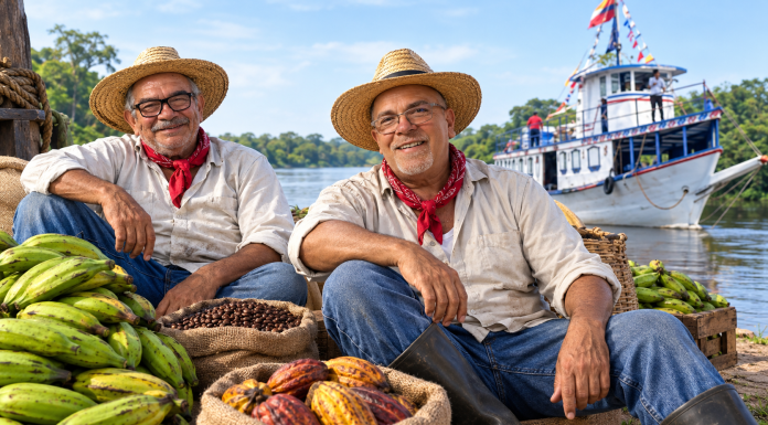 La Travesía de las Piraguas y el Transporte del Café y el Cacao